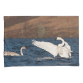 Flapping Swan Kissenbezug (Vorderseite-Rechts)