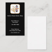 Flapppppppppppppppp Budget Barber Shop Business Ca Visitenkarte (Vorne/Hinten)