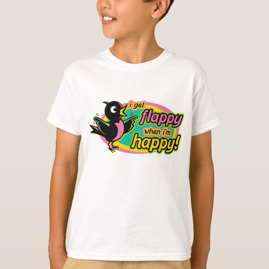 Flappy Happy T - Shirt (Vorderseite)