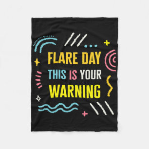 Flare Day Complex Regional Pain Syndrome Awareness Fleecedecke