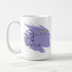 Flare-Tag Keine-Laune Benutzerdefinierte-Kondition Kaffeetasse