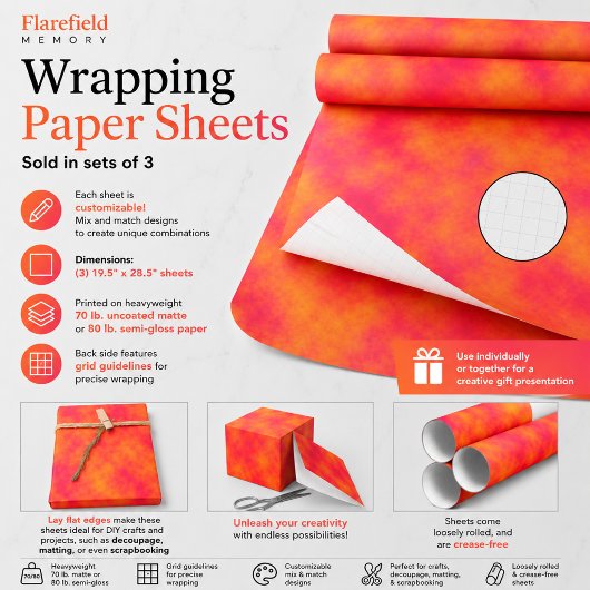 Flarefield-Erinnerung Geschenkpapier Set