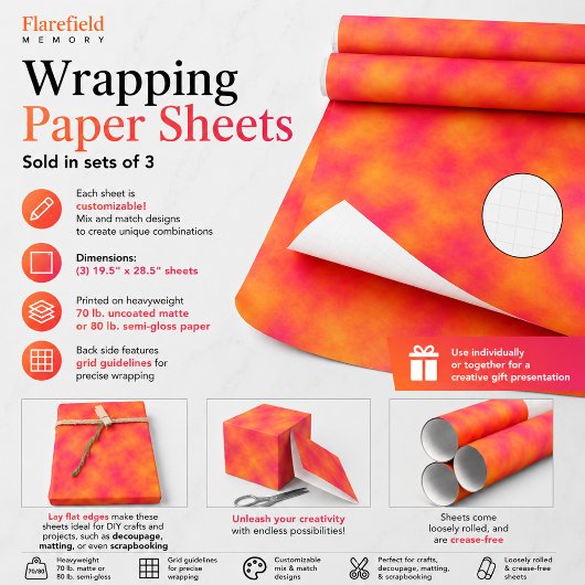 Flarefield-Erinnerung Geschenkpapier Set