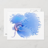 Flaring Betta Splendens Postkarte (Vorne/Hinten)