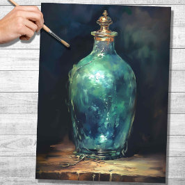 Flasche 1 Decoupage Papier