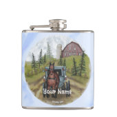 Flasche "Amish Buggy Town Day" Flachmann (Vorderseite)