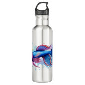 Flasche - Aquarellreihe: Betta Fish Edelstahlflasche (Vorderseite)