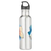 Flasche - Aquarellreihe: Koi Fish Edelstahlflasche (Rückseite)