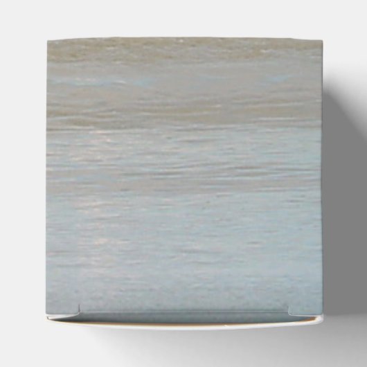 Flasche auf Strand Sand Hochzeit Geschenkschachtel (Oben)