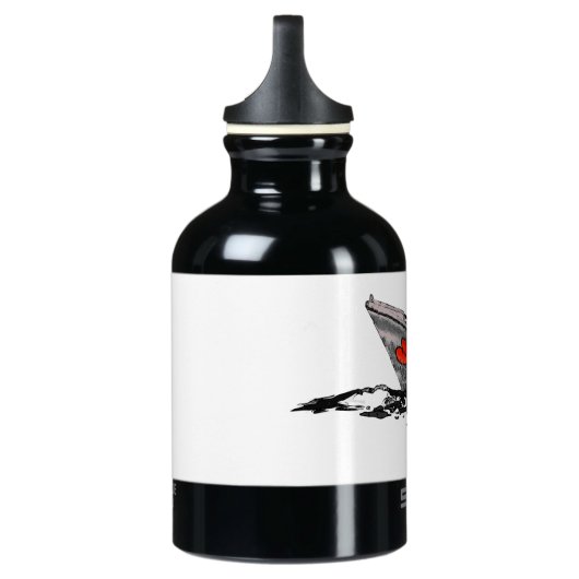 Flasche aus Aluminium (Links)