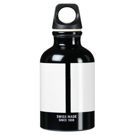 Flasche aus Aluminium (Rückseite)