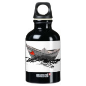 Flasche aus Aluminium (Vorderseite)