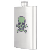 Flasche aus rostfreiem Edelstahl Flachmann (Links)