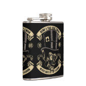 Flasche aus rostfreiem Stahl Flachmann (Rechts)