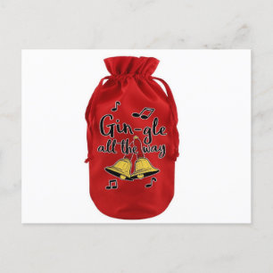 Flasche aus Samt, Samt Weinbeutel Werbebeutel Postkarte