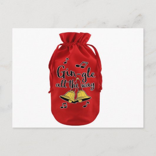 Flasche aus Samt, Samt Weinbeutel Werbebeutel Postkarte (Vorderseite)