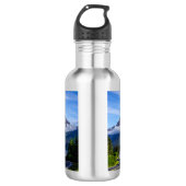 * FLASCHE AUS STAHLWASSER EDELSTAHLFLASCHE (Vorderseite)