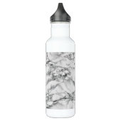 Flasche aus weißem Marmor Edelstahlflasche (Links)