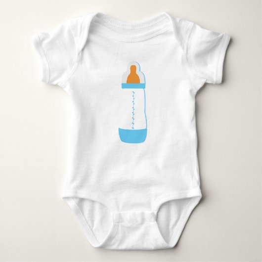 Flasche Baby Strampler (Vorderseite)