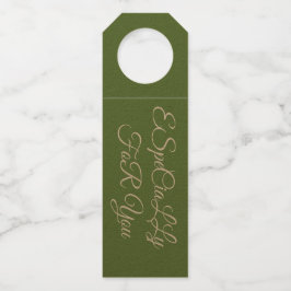 Flasche - Besonders für Sie Flaschenanhänger