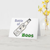 Flasche Boos Karte (Gelbe Blume)
