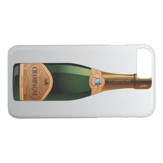 FLASCHE CHAMPAGNE Case-Mate iPhone HÜLLE (Rückseite (Horizontal))