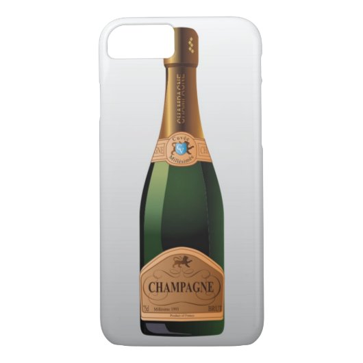 FLASCHE CHAMPAGNE Case-Mate iPhone HÜLLE (Rückseite)