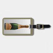 FLASCHE CHAMPAGNE GEPÄCKANHÄNGER (Vorderseite horizontal)