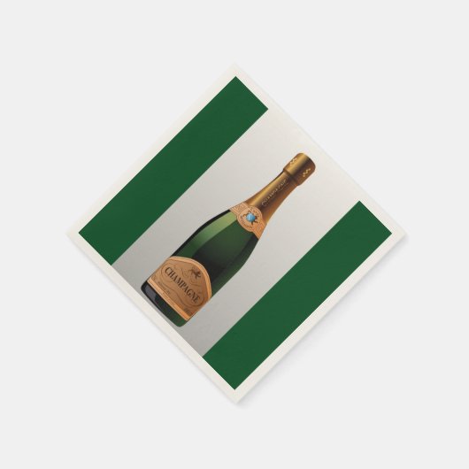 FLASCHE CHAMPAGNE SERVIETTE (Ecke)