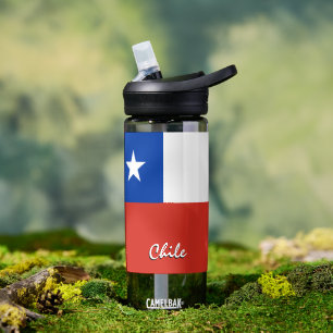 Flasche Chile, patriotische chilenische Flagge