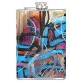 Flasche "City Night Lights" Flachmann (Vorderseite)