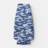 Flasche Cooler blaue Camouflage Flasche Cooler Flaschenkühler (Vorderseite)