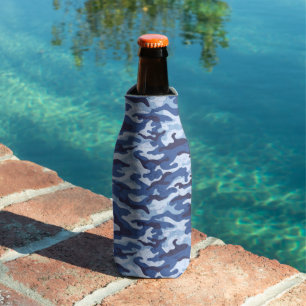 Flasche Cooler blaue Camouflage Flasche Cooler Flaschenkühler