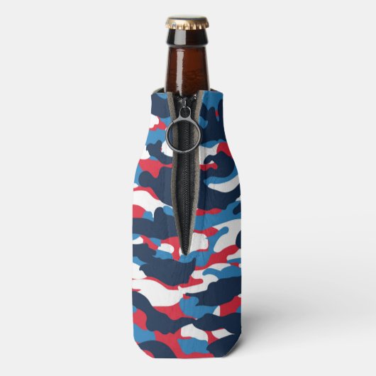 Flasche Cooler Camouflage drucken Flaschenkühler (Flasche Rückseite)