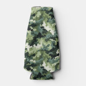 Flasche Cooler grüne Camouflage Flaschenkühler (Vorderseite)