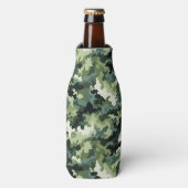 Flasche Cooler grüne Camouflage Flaschenkühler (Flaschenvorderseite)