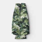 Flasche Cooler grüne Camouflage Flaschenkühler (Rückseite)