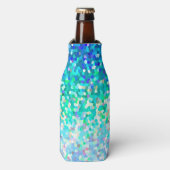 Flasche Cooler Mosaik Sparkley Textur Flaschenkühler (Flaschenvorderseite)