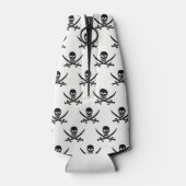 Flasche Cooler Piratenschädel Flaschenkühler (Rückseite)