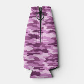 Flasche Cooler rosa Camouflage Flaschenkühler (Rückseite)