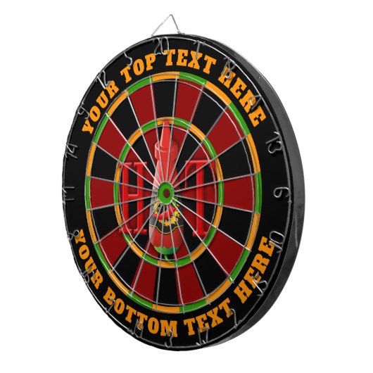 Flasche Dartscheibe (Vorderseite rechts)