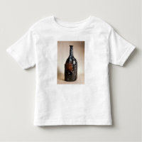 Flasche des dunklen Brauns, vermutlich Nailsea