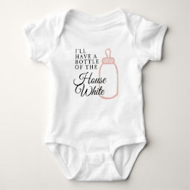 Flasche des Hauses Weiße Funny Funny Boy Girl Baby Strampler