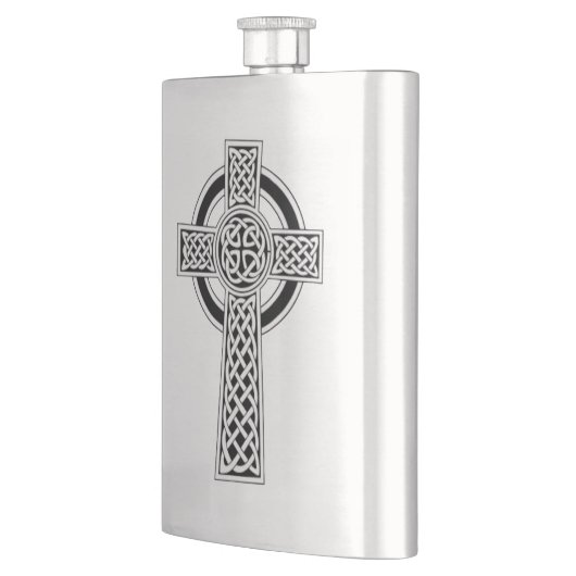 Flasche des keltischen Kreuzes Flachmann (Links)
