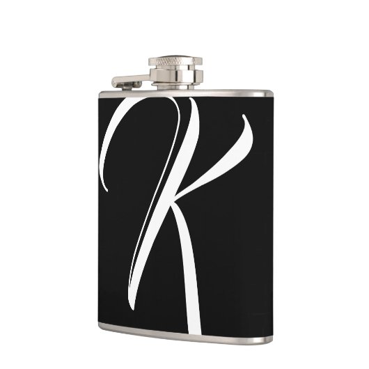 Flasche des Monogramm-K Flachmann (Links)
