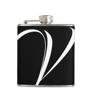Flasche des Monogramm-V Flachmann