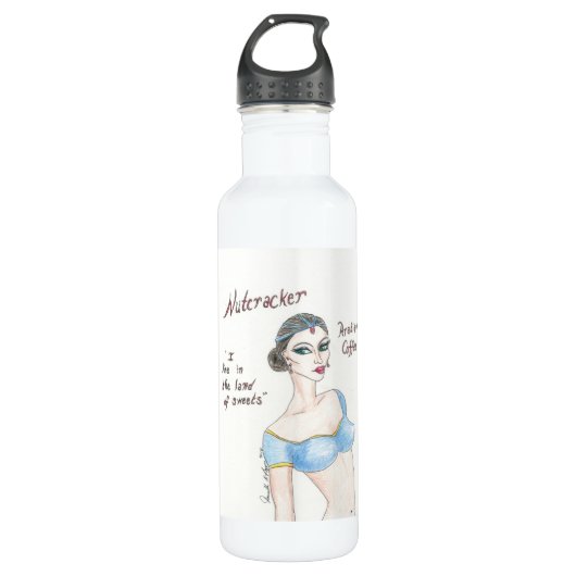 Flasche des Nussknacker-arabischen Kaffees Trinkflasche (Vorderseite)