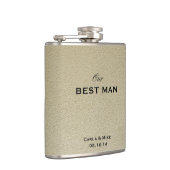 Flasche des Trauzeugen Flachmann (Rechts)