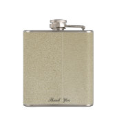 Flasche des Trauzeugen Flachmann (Rückseite)