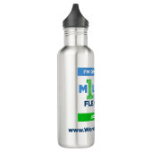 Flasche des Wasser-1MFWF Edelstahlflasche (Links)